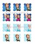 Frozen Cupcake-taart prints 1, 12 st.