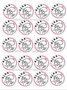 Ajax logo eetbare cupcake print 4,8 cm, 20st.