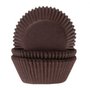 House of Marie Baking cups Bruin - pk/50