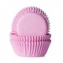 House of Marie Mini Baking Cups licht roze /60 st