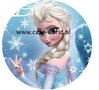 Frozen Elsa 1 eetbare print rond 