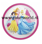 Prinsessen 2 taartprint rond