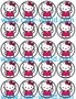 Hello Kitty 2 cupcake print 20st