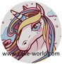 Unicorn 3 taartprint rond