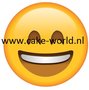 Emoji Smile taartprint