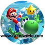 Super Mario Bros 2 Taartprint