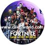 Fortnite 2 taartprint rond