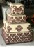 Damask Cake Tier Designer Stencil