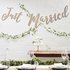 Ginger Ray 'Just Married' Rose Gold Bunting Bunting, 1.5m.
