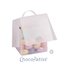 ChocoPatiss Small Gift Box Kunststof 10x10x10cm, mat 3st.